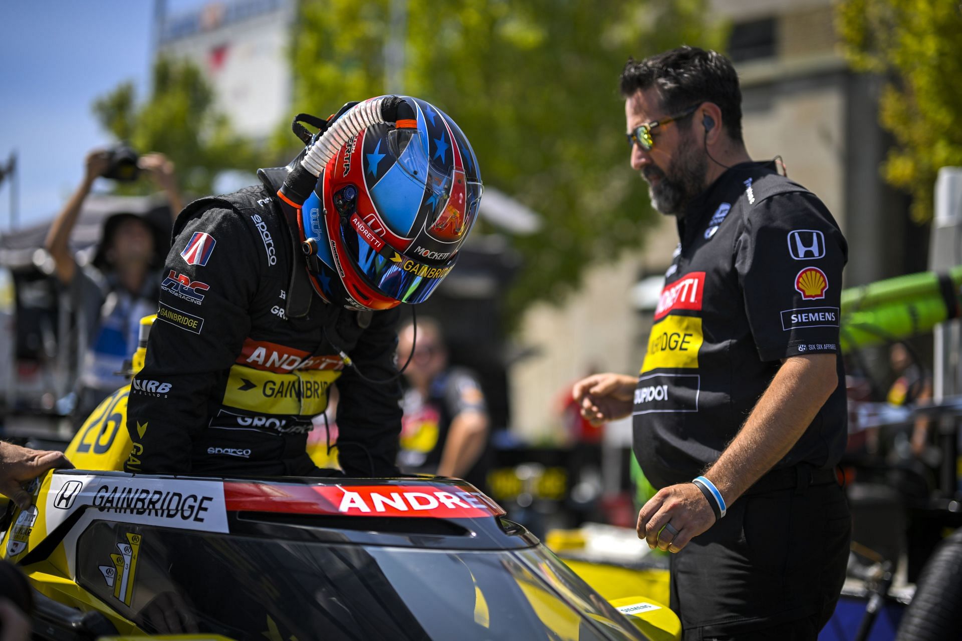 Colton Herta at the NTT INDYCAR Series Ontario Honda Dealers Indy Toronto - Source: Getty